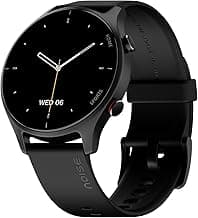 Noise Twist Round dial Smart Watch with Bluetooth Calling, 1.38" TFT Display, up-to 7 Days Battery, 100+ Watch Faces, IP68, Heart Rate Monitor, Sleep Tracking (Jet Black)