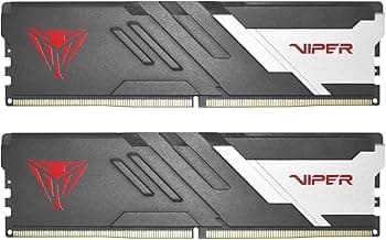 Patriot Memory Viper Venom DDR5 RAM 32GB (2X16GB) 6000MT/s CL30 UDIMM Desktop Gaming Memory Kit PVV532G600C30K