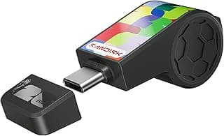 SANDISK USB Type-C Flash Drive 128GB, FIFA World Cup 2026 Edition, Up to 300MB/s, Collectible Whistle Design Pendrive for Smartphone & Laptop