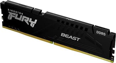 Kingston FURY Beast 32GB 6000MT/s DDR5 CL36 Desktop Memory | AMD EXPO | Single Module | KF560C36BBE2-32