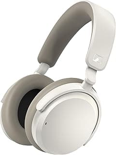 Sennheiser ACCENTUM Wireless Over Ear Headphones, German Design, Hybrid ANC, 50H Battery, Multipoint Connectivity, Crystal Clear Calls, 10 Min Quick Charge = 5Hr Playback, 1Y Warranty, White