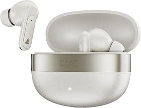 boAt 2026 Launch Airdopes Plus 224, Powerful Spatial Audio, 60H Playback, Quad Mics AI-ENx™, 13 mm Drivers, App Support, Multi Connect, Google Fast Pair, Bluetooth v6.0 TWS Earbuds (Off White)