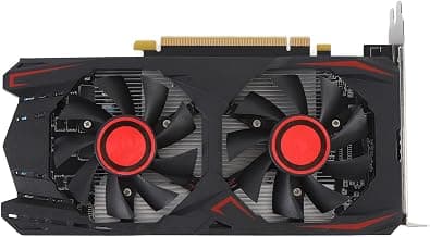 Zunate 6GB GDDR5 Graphics Card with Dual Fan Cooling, PCI Express 2.0 16X Gaming Video Card, 192Bit, HD Multimedia Interface, DVI VGA Ports, for PC and Linux