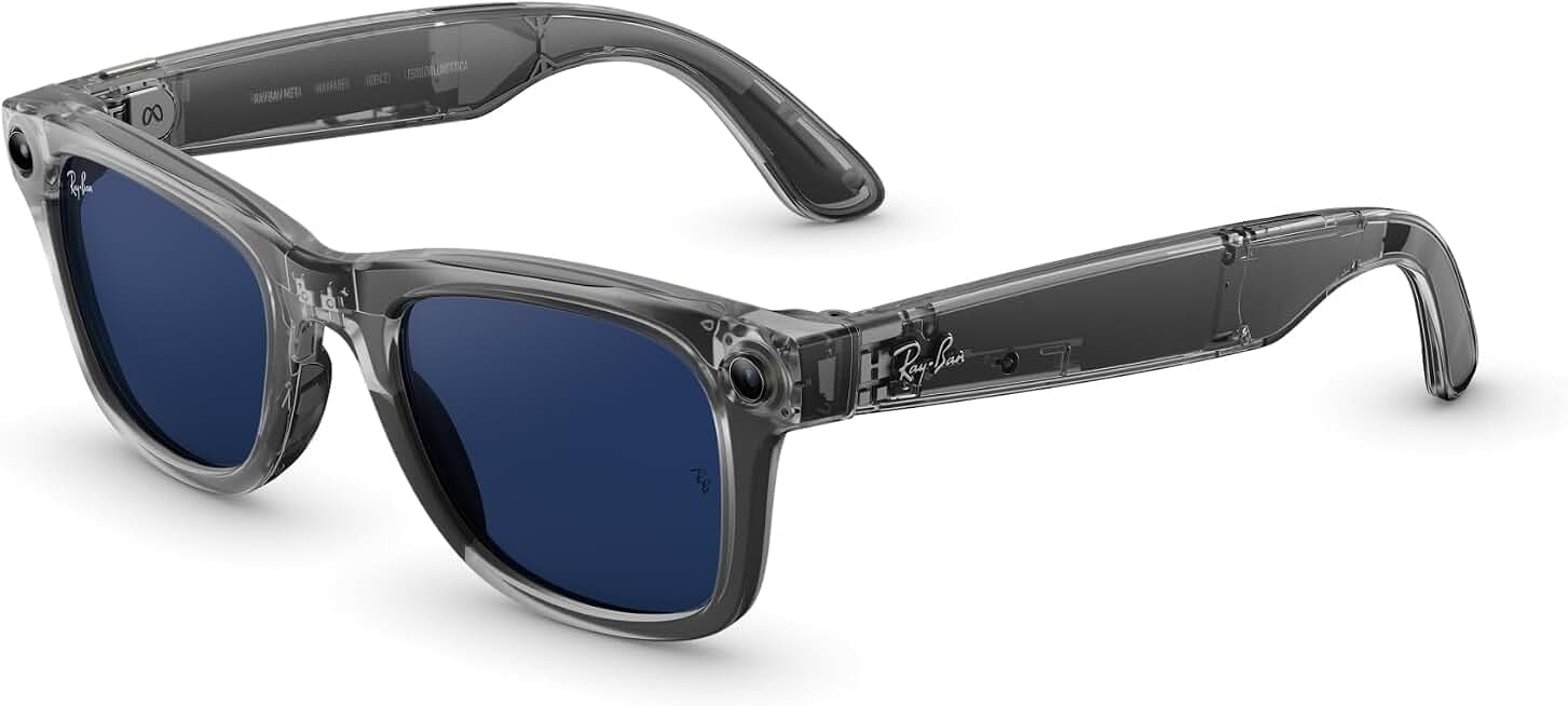 Ray-Ban Meta Smart Glasses with Ultra-Wide 12MP Camera & Meta AI - Base Edition (Edition 1)