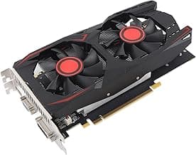 XUMIUZIY GTX550TI Graphics Card, 6GB GDDR5 192Bit PCIE 2.0 16X Gaming Graphics Card, Computer Video Cards with DVI/VGA/HDMI Outport, Double Silent Fan, DirectX 11