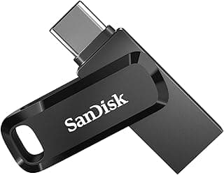 SanDisk Ultra Dual Drive Go usb3.0 Type C Pendrive for Mobile (Black, 64 GB, 5Y - SDDDC3-064G-I35)
