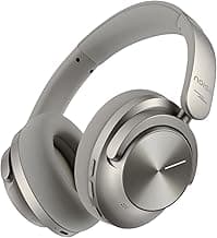 NoiseMaster Buds Max, Sound by Bose Wireless Over-Ear Headphones, Adaptive ANC, LHDC 5.0, Immersive Spatial Audio,Upto 60H Playtime, Fast Pairing, Wear Detection(Titanium)