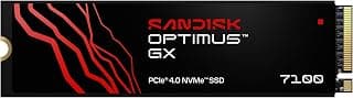 SanDisk Optimus™ GX 7100 NVMe™ 1 TB Internal SSD, Upto 7250 MB/s R, PCIe® Gen 4.0 M.2 (2280)