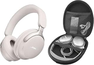 M.G.R.J® Portable Carrying Case Cover for Bose New QuietComfort Ultra/Bose Noise Cancelling 700 Wireless Noise Cancelling Headphones (Hard|EVA|Black)