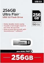 256GB USB 3.0 Flash Drive, High Speed Data Storage Pen Drive, Metal Body, Portable Memory Stick for Laptop, PC, TV & Car