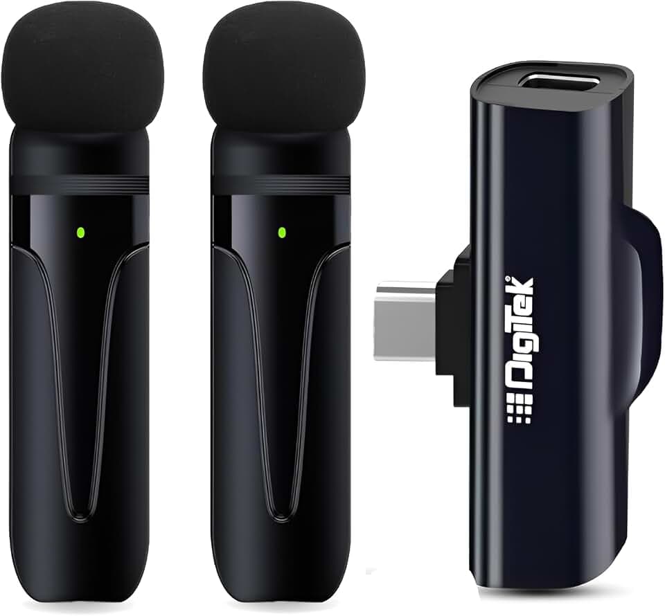 DJI Mic 2 (2 TX + 1 RX + Charging Case) Wireless Lavalier Microphone - All-in-One Podcasting Pack (Ver 2)