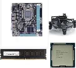 H61 Motherboard Kit with Processor i5 3570/3470/3470s Gen 2.90Ghz to 3.80Ghz+ 8GB RAM DDR3(Single Stick) + CPU Fan (2 Year Replacement Warranty)