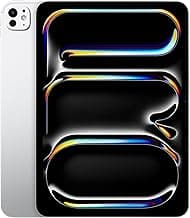 AppleiPad Pro 11″ (M4): Ultra Retina XDR Display, 256GB, Landscape 12MP Front Camera / 12MP Back Camera, LiDAR Scanner, Wi-Fi 6E, Face ID, All-Day Battery Life, Nano-Texture Glass — Silver