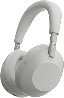 Sony WH-1000XM6 The Best Wireless Noise Canceling Headphones, HD NC Processor QN3, 12 Microphones, Adaptive NC Optimizer, Mastered by Engineers, Studio-Quality-Platinum Silver