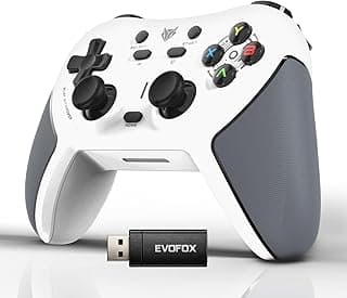 EvoFox One S V2 Universal 3-Mode Wireless Gaming Controller,1000Hz HallSense™ Precision Joysticks, BT, 2.4GHz & Wired, Macros, Fast Type-C Charging, PC, Mobile, Android TV, PS4 & Console Gaming