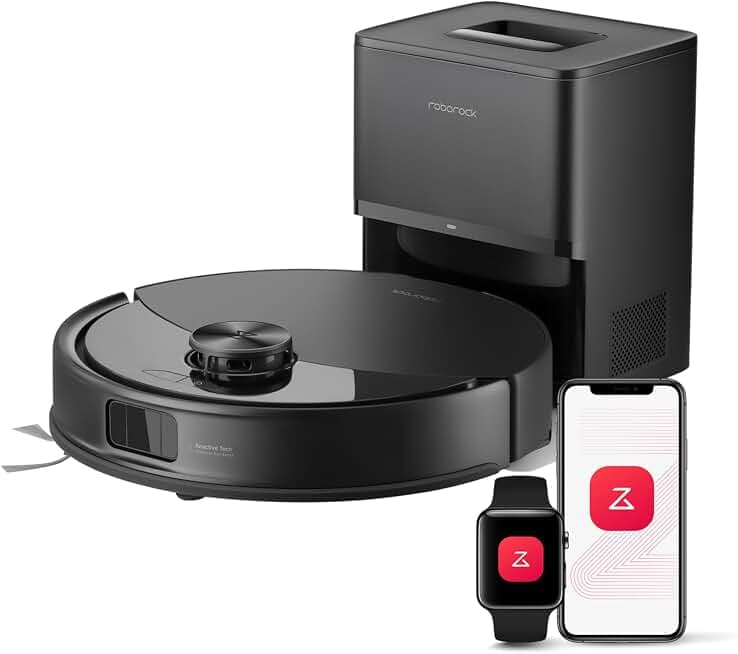 Roborock S8 MaxV Ultra AI Robot Vacuum and Sonic Mopping Dock - Ultra Docking Auto-Empty Kit (Gen 4)