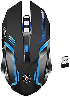Offbeat RIPJAW 2.4Ghz Rechargeable Wireless Gaming Mouse, Silent Click Buttons Mouse - 7D Buttons, DPI : 1600,2400,3200, Mice for PC/Laptop/Smart TV/Mac(Light Weight)