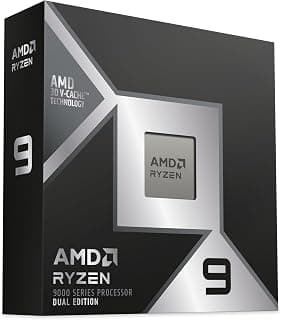 AMD Ryzen™ 9 9950X3D2 Dual Edition Desktop Processor with 3D V-Cache™ Technology, 16 cores and 32 Threads, Base Clock Upto Base Clock 4.7 GHz Up to 5.2 GHz AM5 Socket