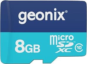 Geonix 8GB MicroSDXC, 150MB/s Read, 70MB/s Write, Memory Card, 5 Years Warranty