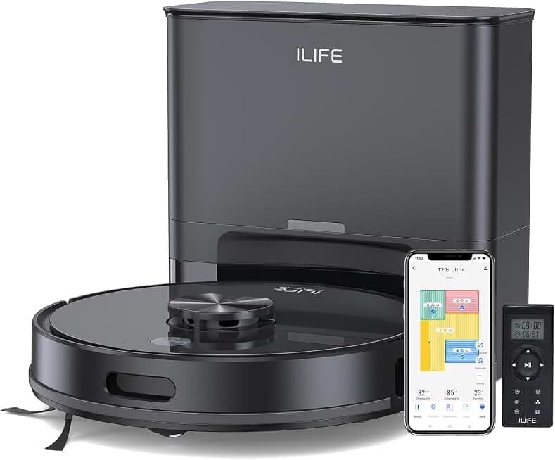 Ecovacs DEEBOT X2 OMNI Square Robot Vacuum and Mop 8000Pa - Ultra Docking Auto-Empty Kit (Gen 5)