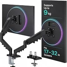 ginoya brothersDual Monitor Arm Stand for 17–32" Monitors