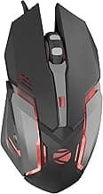 ZEBRONICS-Transformer-M with a High-Performance Gold-Plated USB Mouse: 6 Buttons, Multi-Color LED Lights,High-Resolution Sensor with max 3600 DPI, and DPI Switch(Black)