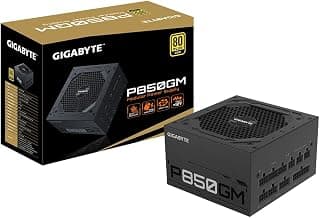 GIGABYTE GP-P850GM 850W ATX Power Supply | Fully Modular | 80 Plus Gold | Smart Fan | High Efficiency