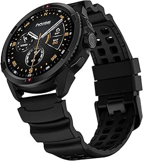 Noise Endeavour Pro (Smartchoice) Outdoor Rugged Military Smart Watch, Dual-Band GPS, 164ft Water Resistance, 28 Days Battery on Standby, AI Companion, for iOS & Android (Carbon Black)