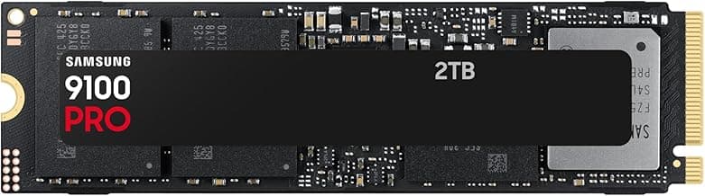 SamsungSSD 9100 PRO 2TB, PCIe 5.0x4 M.2 2280, Seq. Read Speeds Up to 14,800MB/s, Best for AI Computing, Gaming, and Heavy Duty Workstations (MZ VAP2T0B)