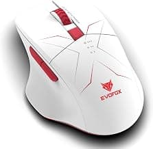 EvoFox Shadow X Pro Wireless Gaming Mouse Tri-Mode Rechargeable | BT, USB 2.4G & Wired, S203 Sensor, 1000Hz Polling Rate, 6400 DPI, RGB Lighting, 6 Programmable Buttons, Software Support