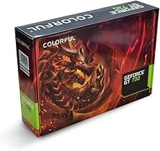 Colorful GeForce GT 730 4GB GDDR3 RAM VRAM Pci_e_x16 Graphics Card with 3 Years Warranty 384 CUDA Core 64bit 667 Clock Speed 1080P Gaming GTA V Valorant PUBG COD Fortnite (GT730K 4GD3-V)