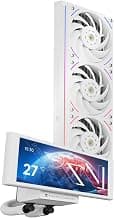 Thermalright Trofeo Vision 360 ARGB White CPU AIO Cooler,360mm Radiator, IPS LCD Screen with 1280x480 Resolution,for AM4/AM5,Intel LGA1851/1700,6.86in LCD Long Screen High Performance Radiator,White