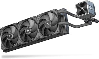 ProLab Design AI360 LC AIO Liquid Cooler|Up to Intel® LGA1851, AMD® AM5/Threadripper|High-Performance FAN (2200 RPM, 4.5 mmAq)|High Density Radiator|WireFree FANs PWM Control| 5 Year Warranty