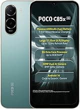 Poco C85X 5G Smartphone, Emerald Green, 4GB RAM, 64GB Storage