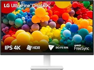 LG 27US500 68.4 cm (27 Inch) Ultra HD 4K (3840x2160) IPS Monitor with 60Hz, 5ms (GtG) HDR10, Flicker Safe, Reader Mode, 2xHDMI, Anti-Glare, 3-Side Virtually Borderless Design, DCI-P3 90% (Black)