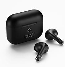 boAt 2026 Launch Airdopes Joy v2, 35H Battery, Pocketable Design, ASAP™ Charge, 13mm Drivers, Easy Touch Controls, ENx™ Tech, IWP™ & App Support TWS Bluetooth Earbuds with mic (Eclipse Black)