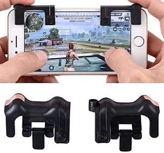 Mobile Phone Gamepad Trigger Fire Shooter Controller Button Aim Key for PUBG Mobile Gaming Battleground Rules of Survival Online Gaming Accessories-Quick Shooting Aid Joysticks Aim Key L1 R1