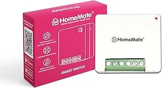 HomeMate® WiFi 2 Node Smart Switch | No Hub Required | Retro Fit with Manual Control | Home Automation Switch | Works with Amazon Alexa, Google Assistant & Siri