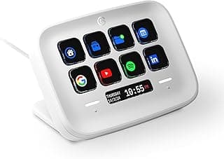 Elgato Stream Deck Neo – USB Productivity Controller, 8 Customizable Keys, Speed Through Tasks & Workflows, For Working/Streaming/Music/Gaming, Laptop Friendly, Drag-’n-Drop Setup on Mac and PC.