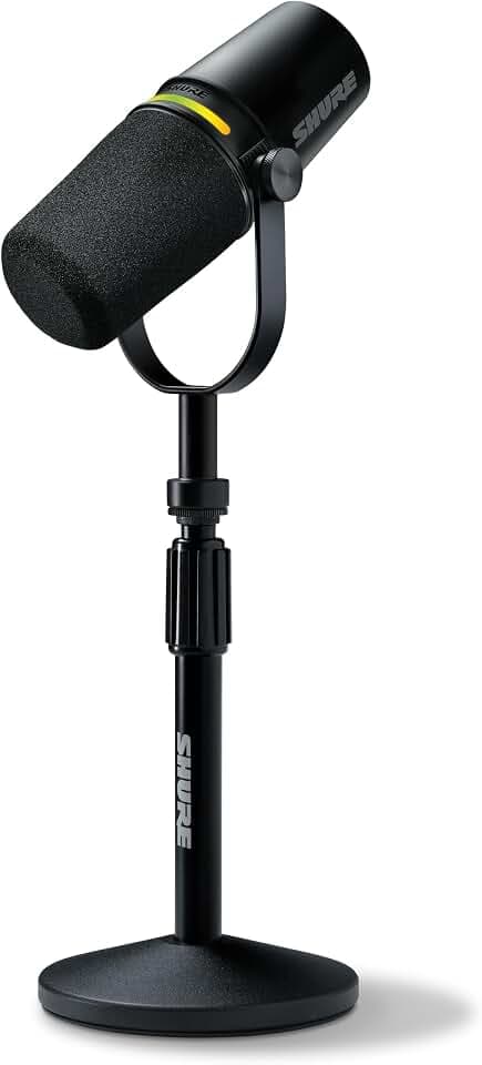 Shure MV7+ Dual USB/XLR Podcast Microphone - Master Studio Production Kit (Ver 2)