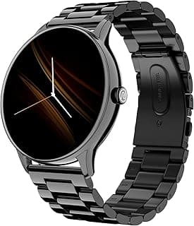 Noise Twist Go Round dial Smartwatch with BT Calling, 1.39" Display, Metal Build, 100+ Watch Faces, IP68, Sleep Tracking, 100+ Sports Modes, 24/7 Heart Rate Monitoring (Elite Black)