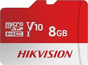 HIKVISION Extreme 8GB microSDXC Memory Card Class 10, V30 | 20MB/s Read, 10MB/s Write Speed | Compitable with Smartphones, Camera, CCTV | Drop Protection | Memory Card | 3 Yrs Warranty.