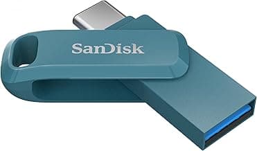 SANDISK Ultra Dual Drive Go Type-C 128GB, OTG, Upto 400MB/s, Pendrive, Navagio Bay, 5Y Warranty (SDDDC3-128G-I46NPD)