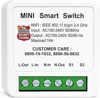 Heavy Duty WiFi Smart Timer Switch 16A | Geyser Water Heater Control | Voice Alexa Google Home | Energy Saving Auto Schedule | cool smart home devices