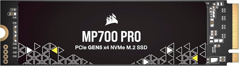 CorsairMP700 PRO 1TB PCIe Gen5 x4 NVMe 2.0 M.2 SSD