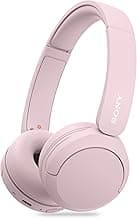 SonyWH-CH520 Wireless Bluetooth Headphones On Ear with Mic, Up to 50Hrs Battery-Pink