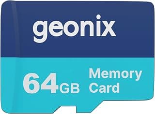Geonix 64GB Memory Card, 70MB/s Write, 150MB/s Read, CD Card, 5Year Warranty
