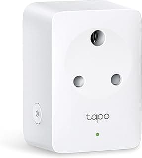Tapo P116M(1-Pack) 6A Mini Wi-Fi Smart Plug, Energy Monitoring & 4-Way Safety Protection | Compatible with Alexa, Google Home, Apple Home, Samsung SmartThings via Matter | Ideal for Small Appliances