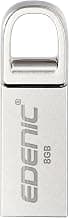 Edenic 8GB Pendrive | USB Prodrive 2.0 | 1 Year Warranty | 70Mbps Transfer Speed | Alloy Metal Body Pendrive | Laptop, Computer, Office Suitable Device | Compact Device Easy to Carry