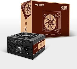 Ant Esports RX650 650 Watt 80 Plus Bronze Certified Power Supply/PSU for PC with Smooth & Silent 120mm Fan